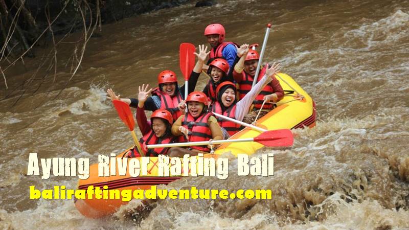 Ayung River rafting Bali