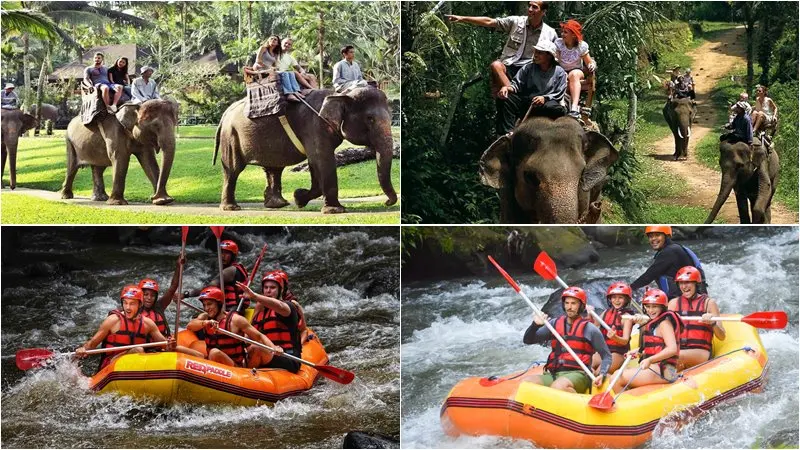 Bali Rafting + Mason Elephant Ride 1