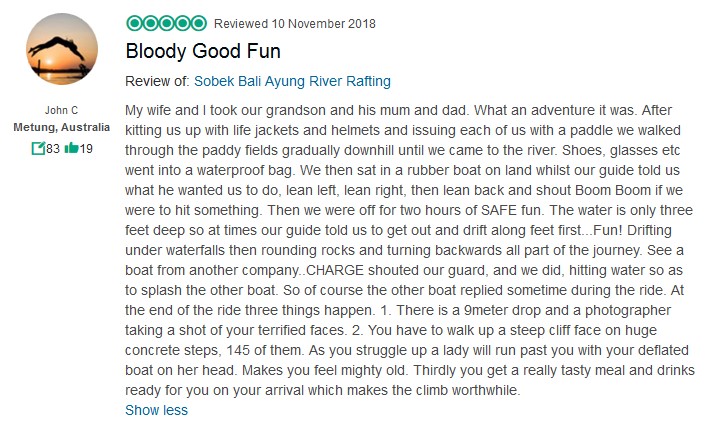 Sobek Rafting Ayung River with Private Transport 3